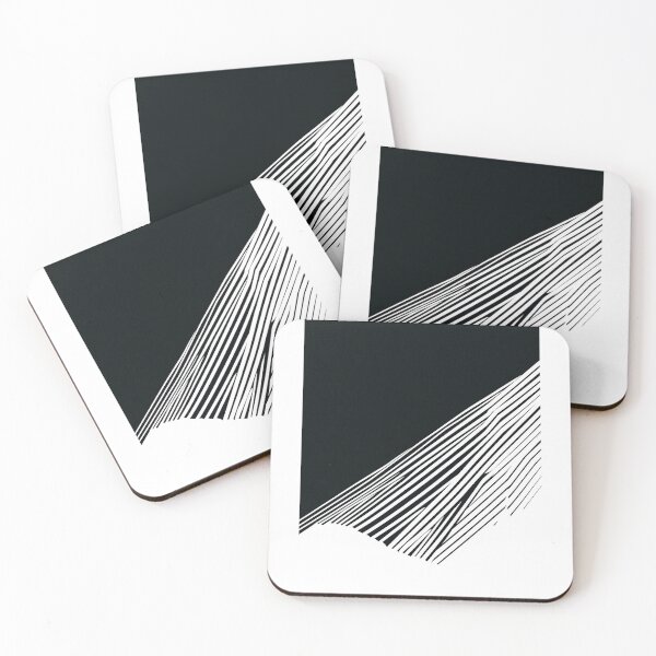 Item preview, Minimalist Abstract Lines Forming a Sloping Landscape designed and sold by RobotKiller128.