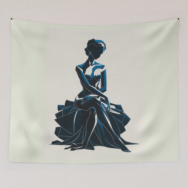 Item preview, Woman Sitting On A Chair designed and sold by Aise06.