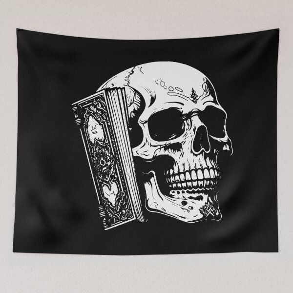 Item preview, book skull designed and sold by Brexmore3.