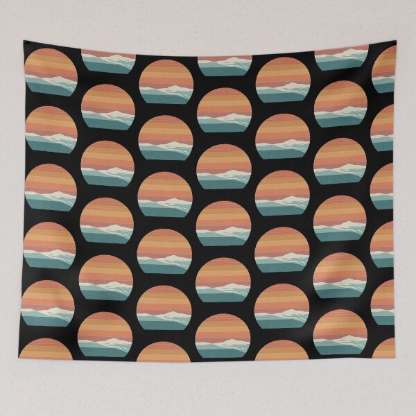 Item preview, Snowy Sunset retro designed and sold by Tw1nsAIArt.