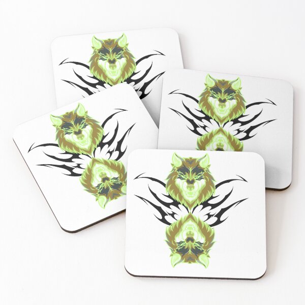 Item preview, Dual Mystic Wolves – Symmetric Energy designed and sold by KA-Design-Art.