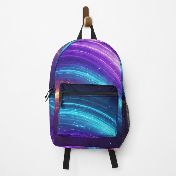 Item preview, Cosmic Energy Waves – Vibrant Swirls of Purple and Blue designed and sold by DscapeDesigns.