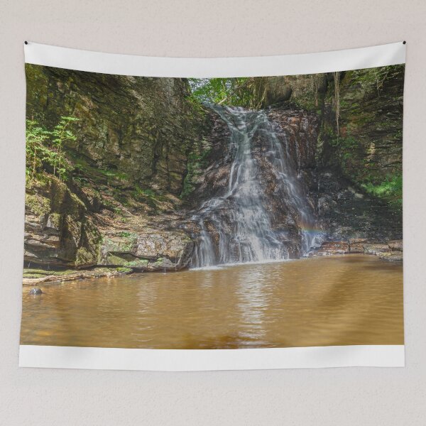 Item preview, Serene Hareshaw Linn Waterfall in a Rocky Forest designed and sold by David Patterson.