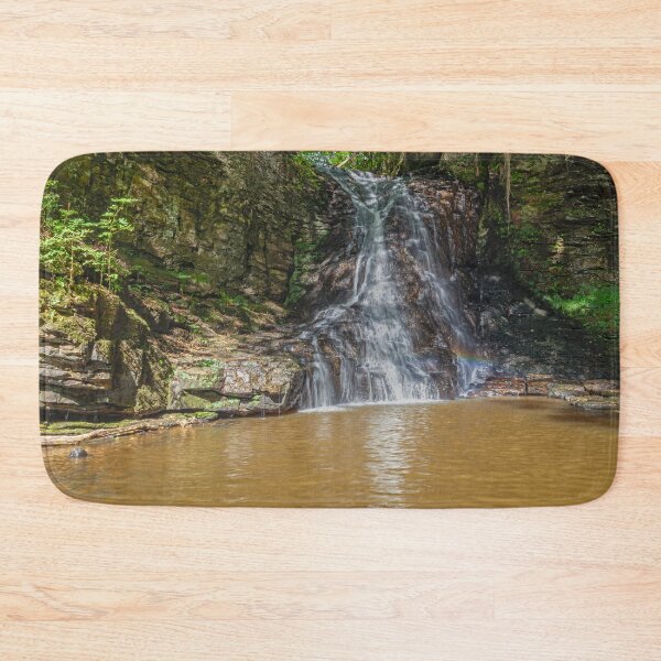 Item preview, Serene Hareshaw Linn Waterfall in a Rocky Forest designed and sold by David Patterson.