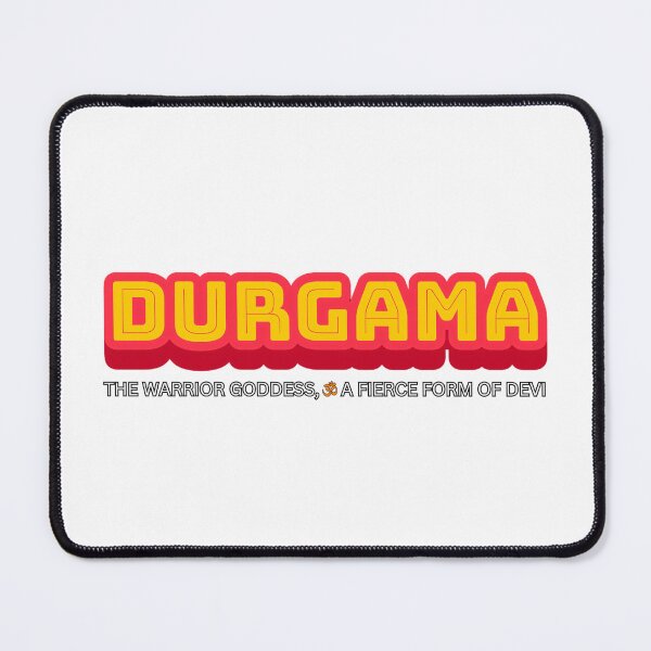 Item preview, Durgama – The Warrior Goddess, a Fierce Form of Devi designed and sold by PING 999 STUDIO.
