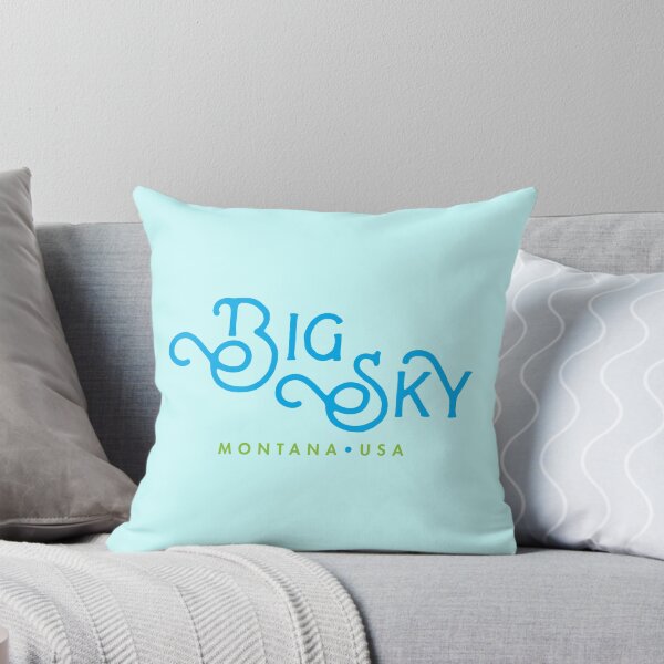 Item preview, Big Sky Montana Ski Trail Typographic Design designed and sold by Futurebeachbum.