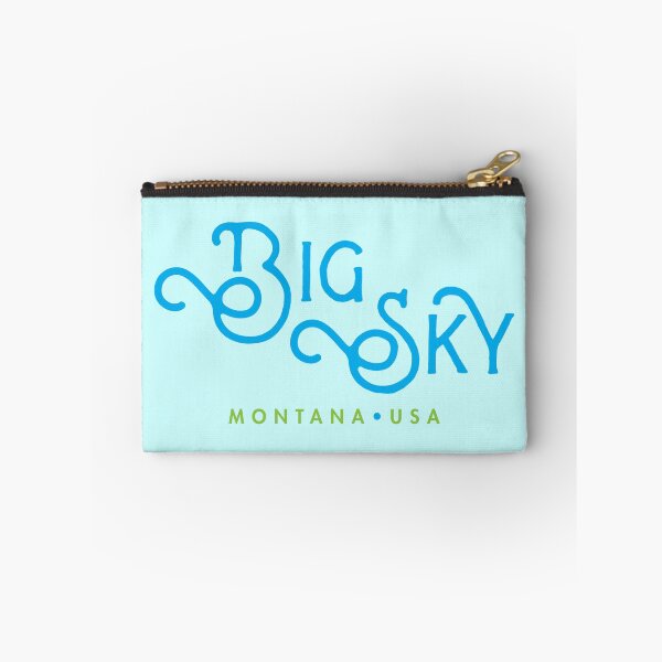 Item preview, Big Sky Montana Ski Trail Typographic Design designed and sold by Futurebeachbum.