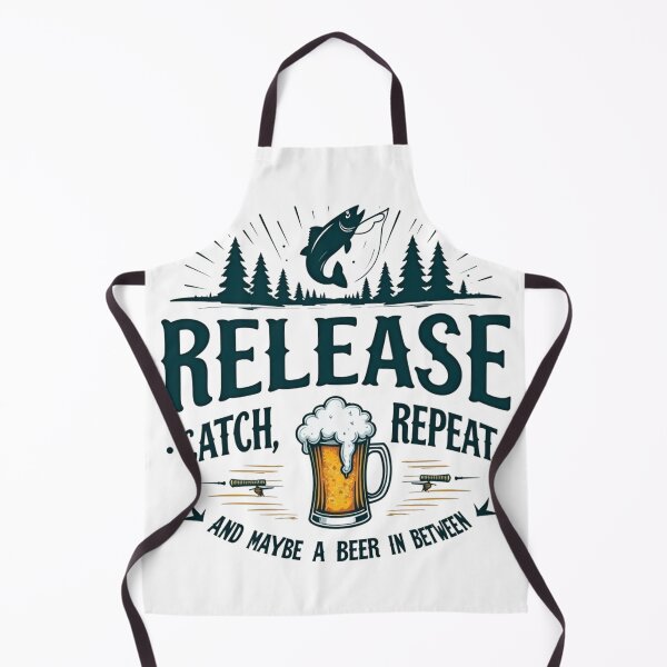 Item preview, Catch, Release, Repeat… and Maybe a Beer in Between! designed and sold by pandk25.