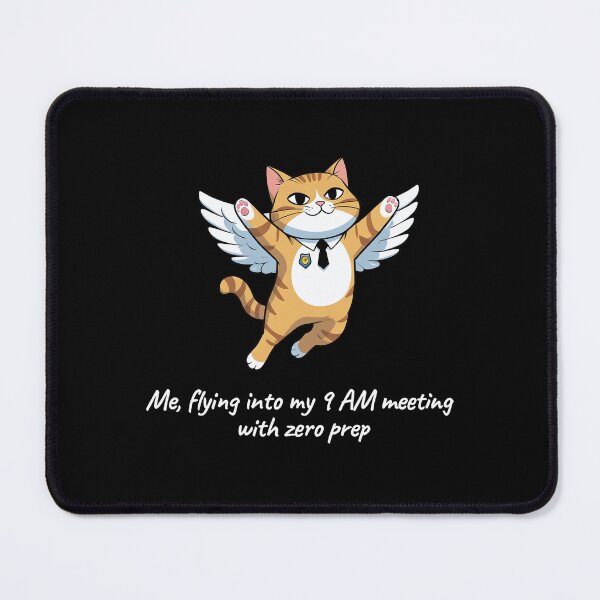 Item preview, Me, flying into my 9 AM meeting with zero prep designed and sold by All-Of-Art.