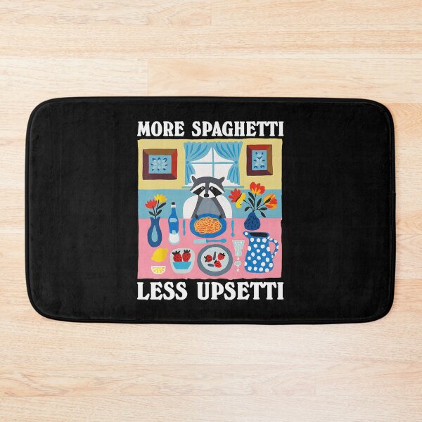 Item preview, More Spaghetti Less Upsetti Raccoon Funny designed and sold by DreamyNature.