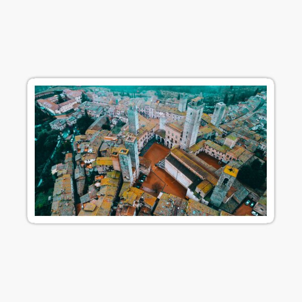 Item preview, San Gimignano Drone Photograph designed and sold by JLaZZ447.