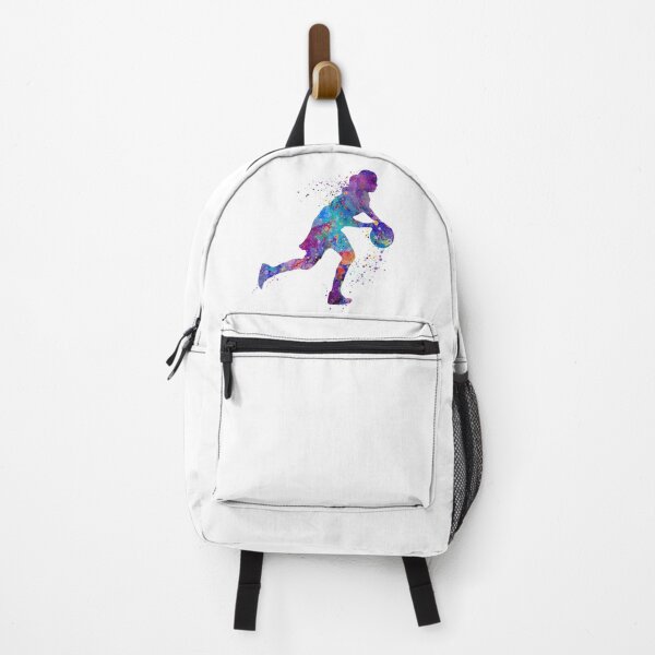 Item preview, Basketball Girl Colorful Watercolor Art Gift designed and sold by LotusGifts.