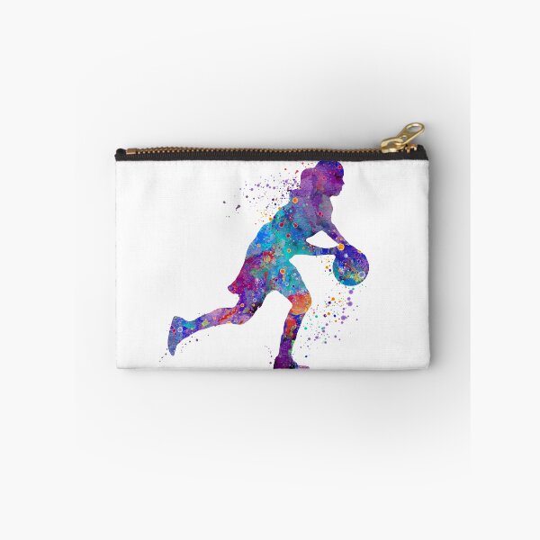 Item preview, Basketball Girl Colorful Watercolor Art Gift designed and sold by LotusGifts.