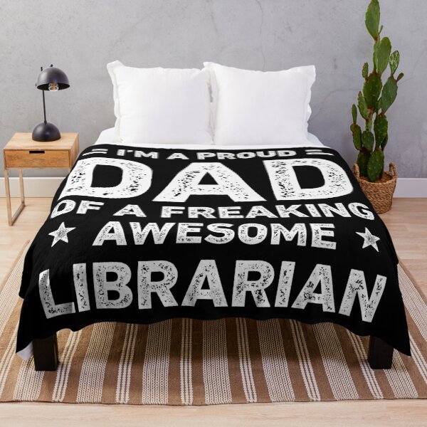 Item preview, Proud Dad Of A Freaking Awesome Librarian Funny Librarian designed and sold by RareBunny.