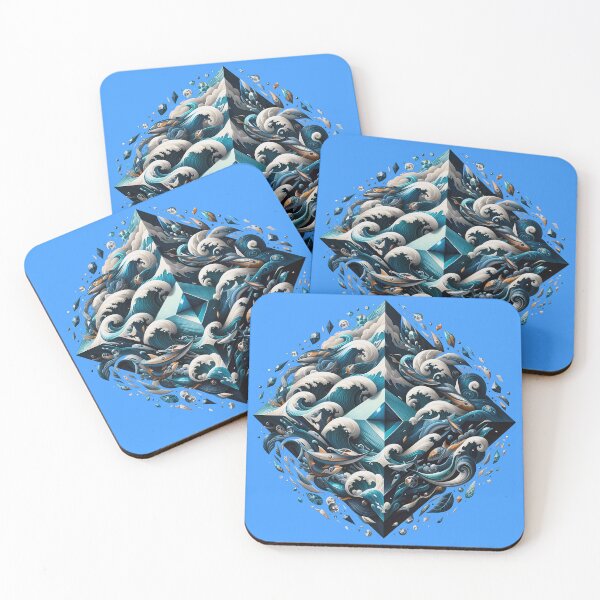 Item preview, Ocean Waves designed and sold by Vibranta Studio.