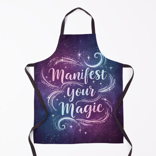 Item preview, Inspirational Cosmic Artwork With Motivational Phrase 'Manifest Your Magic' designed and sold by RUMOOROZ.