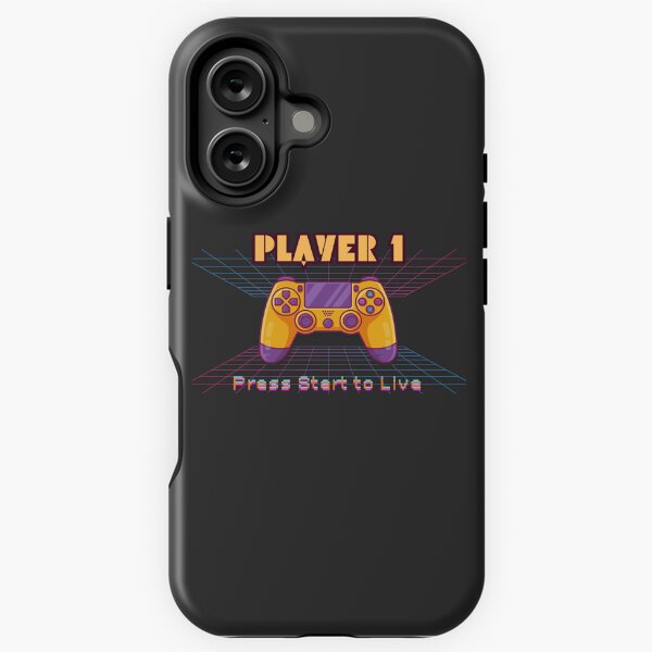 Item preview, Retro Arcade Gaming Joystick Icon - Player 1 Press Start T-Shirt designed and sold by Timeless Design.
