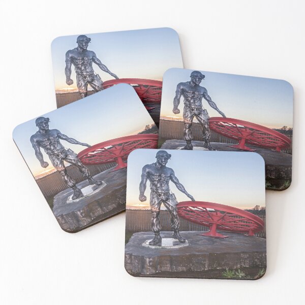 Item preview, Ellington memorial Miner with a Red Pit Wheel designed and sold by David Patterson.