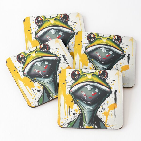 Item preview, Croak X – Urban Frog Surrealism with a Street Art Twist designed and sold by SparkyBamBam.
