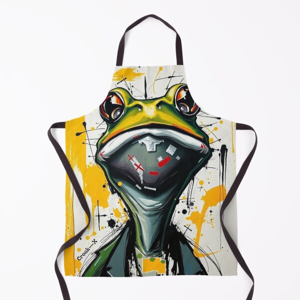 Item preview, Croak X – Urban Frog Surrealism with a Street Art Twist designed and sold by SparkyBamBam.