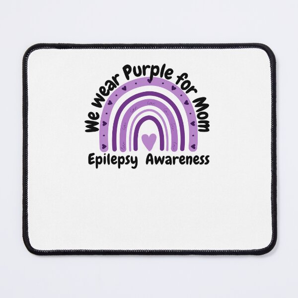 Item preview, Epilepsy awareness We wear purple for Mom cute boho rainbow designed and sold by snowry.