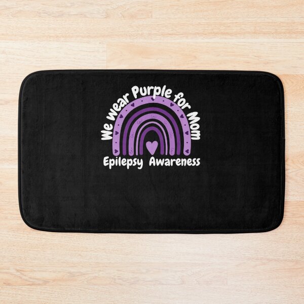 Item preview, cute Epilepsy awareness We wear purple for Mom rainbow designed and sold by snowry.