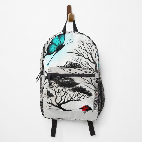 Item preview, Inkart floral design with bird butterflies and nature elements designed and sold by SanJo2000.