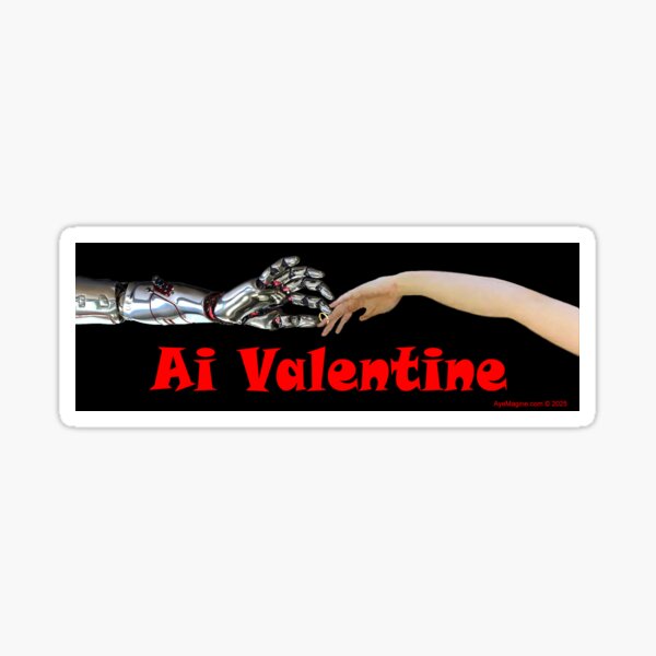 AI Valentine Sticker