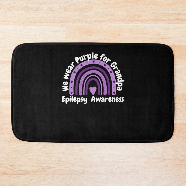 Item preview, Epilepsy awareness We wear purple for Grandpa boho rainbow designed and sold by snowry.
