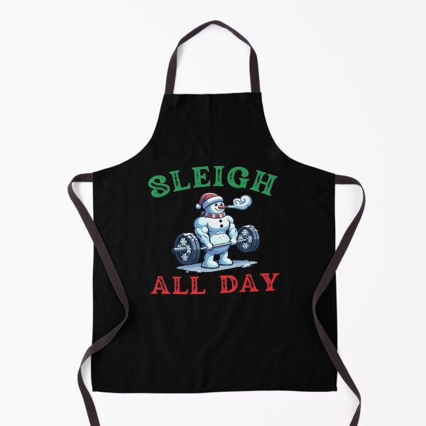 Item preview, Sleigh All Day Funny workout Snowman gym saying Christmas designed and sold by snowry.