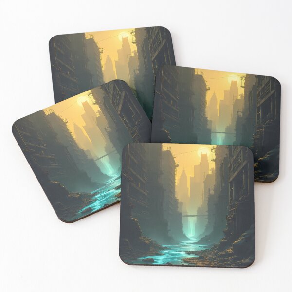 Item preview, Neon River – The Forgotten Streets of Piltover designed and sold by somethingcreative.