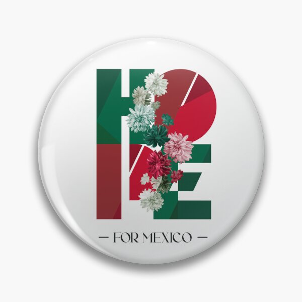 Item preview, Hope for Mexico dhalia floral collage designed and sold by interico88.