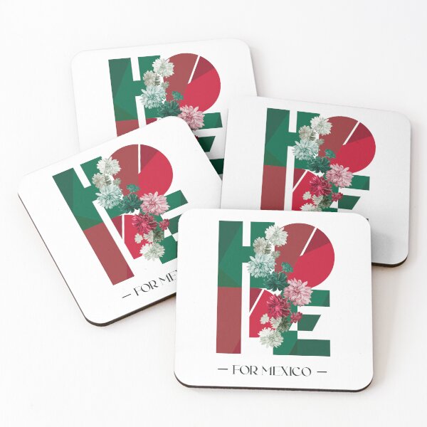 Item preview, Hope for Mexico dhalia floral collage designed and sold by interico88.