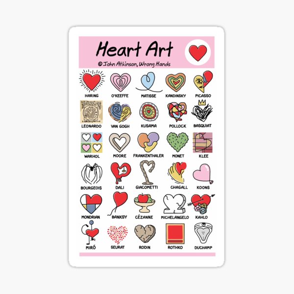 Heart Art Sticker