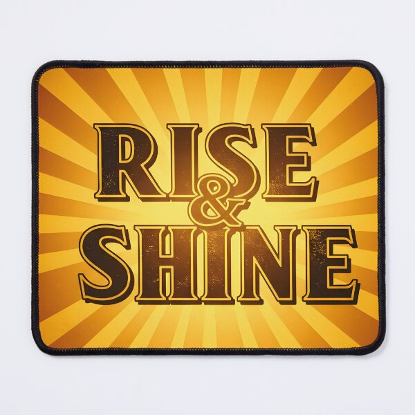 Item preview, Bright Motivational Text Over Radiant Sunburst Background for Morning Energy designed and sold by RUMOOROZ.
