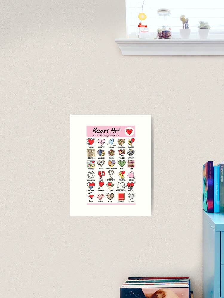 Thumbnail 1 of 3, Art Print, Heart Art designed and sold by WrongHands.