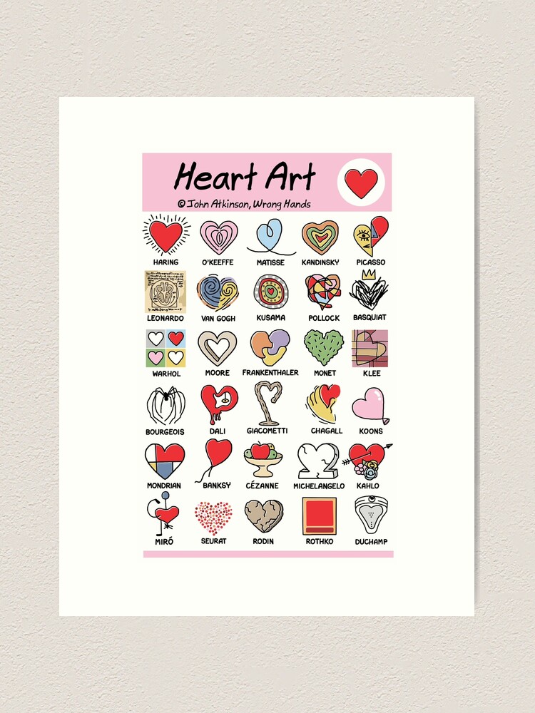 Thumbnail 2 of 3, Art Print, Heart Art designed and sold by WrongHands.