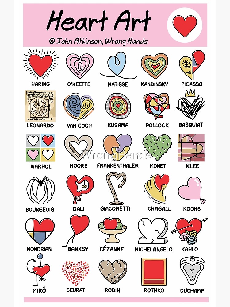 Thumbnail 3 of 3, Art Print, Heart Art designed and sold by WrongHands.