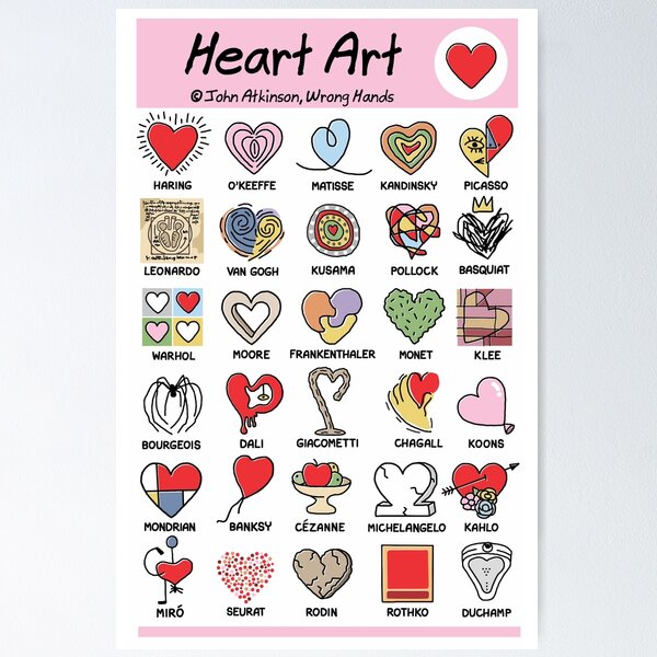 Item preview, Heart Art designed and sold by WrongHands.