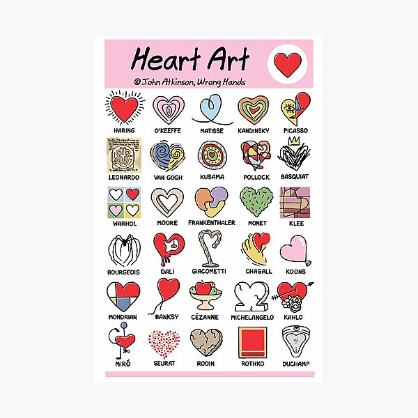 Item preview, Heart Art designed and sold by WrongHands.