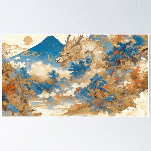 Item preview, Lake where dragons live designed and sold by Mikan2500.