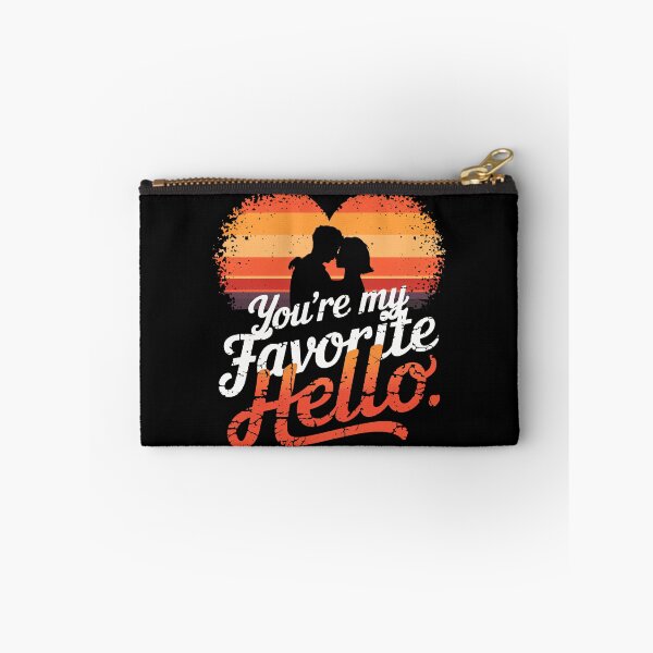 Item preview, "You're My Favorite Hello - Romantic Sunset Silhouette" designed and sold by Instapick.