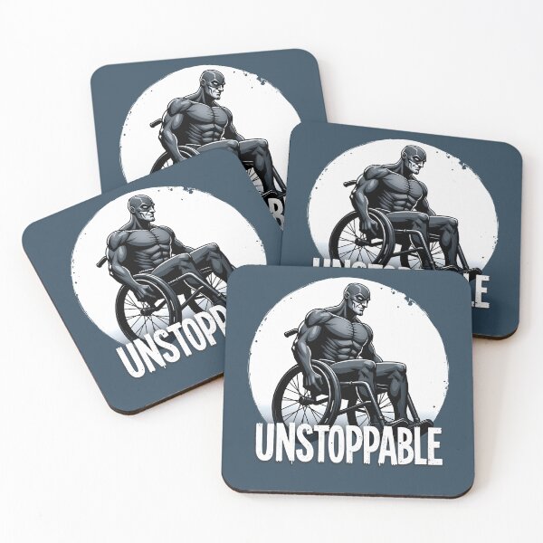 Item preview, unstoppable hero in a wheelchair designed and sold by lumbarjack.