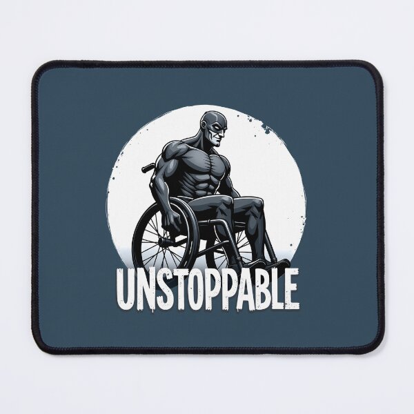 Item preview, unstoppable hero in a wheelchair designed and sold by lumbarjack.