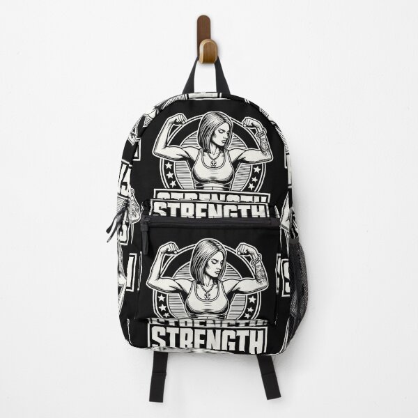 Item preview, Strength strong woman flexes muscles gift designed and sold by Pineapple-Tree.