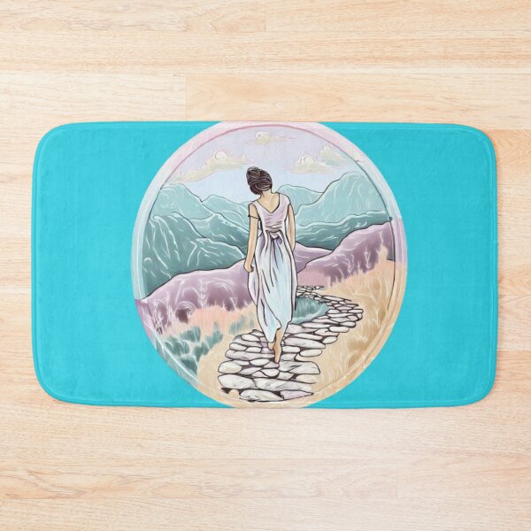 Item preview, Bohol Design, Beautiful Pastel Art, Walking on a Moutain Path designed and sold by CristalleLisa.