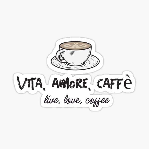 Artikel-Vorschau von Vita, Amore, Caffe‘, designt und verkauft von NenesNiche.