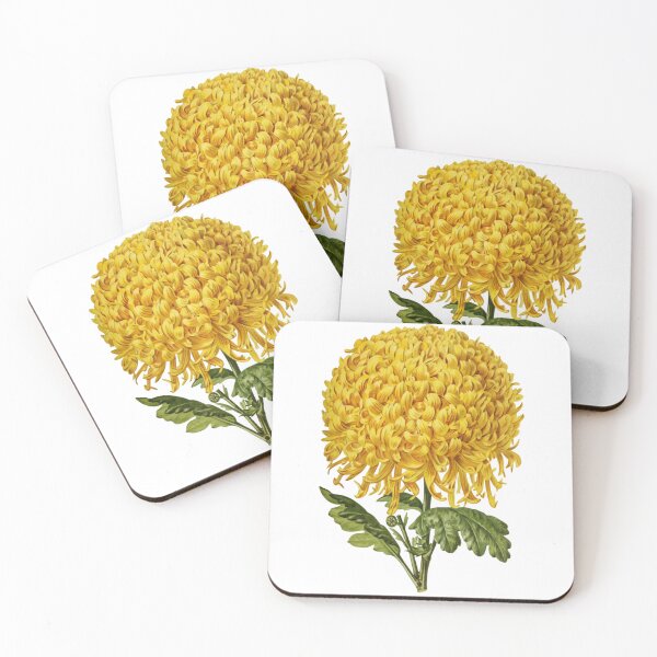 Item preview, Bright Yellow Chrysanthemum Flower  designed and sold by IrisAndIvy.