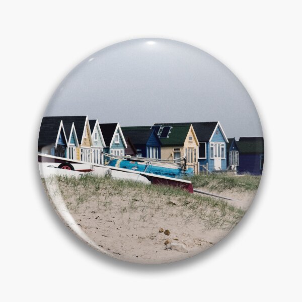 Item preview, Beach Huts at Mudeford Beach designed and sold by karenadams.