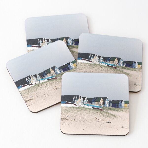 Item preview, Beach Huts at Mudeford Beach designed and sold by karenadams.